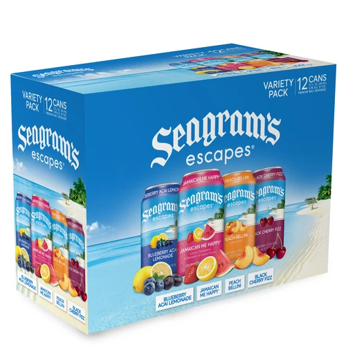 Seagrams Escapes Variety Pack • 12pk Can 1 Seagrams Escapes Variety Pack • 12pk Can