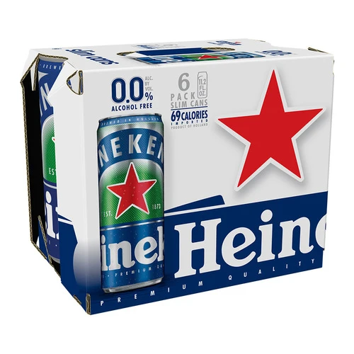 Heineken 0.0 Alcohol Free • 6pk Can 1 Heineken 0.0 Alcohol Free • 6pk Can