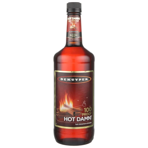Dekuyper Hot Damn 100 Hot Cinnamon Schnapps 1 Dekuyper Hot Damn 100 Hot Cinnamon Schnapps