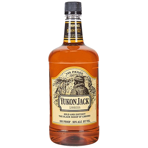 Yukon Jack Canadian Whiskey Liqueur 100′ 1 Yukon Jack Canadian Whiskey Liqueur 100′