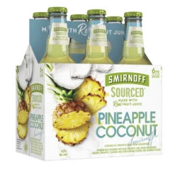 Smirnoff Sourced Pineapple Coconut • 6pk Bottle