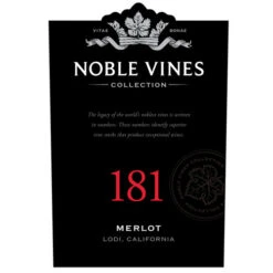 Noble Vines 181 Merlot