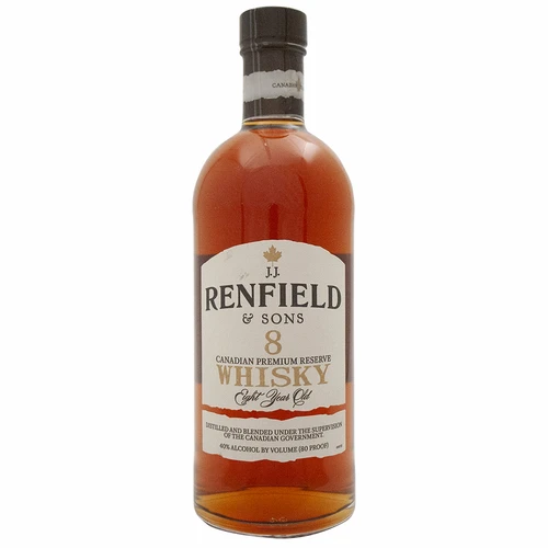 J.j. Renfield & Sons 8 Year Old Premium Reserve Canadian Canadian Whisky 1 J.j. Renfield & Sons 8 Year Old Premium Reserve Canadian Canadian Whisky