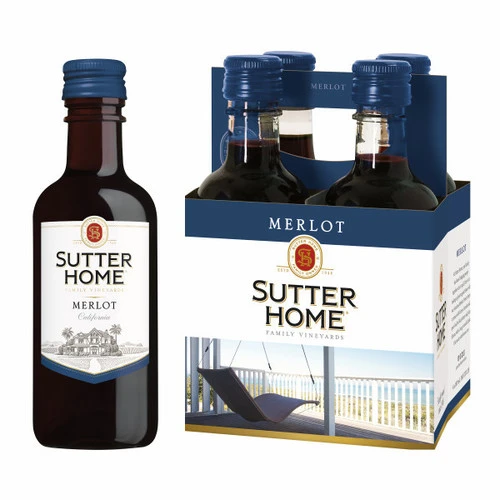 Sutter Home Merlot 4pk 187ml Bottles 1 Sutter Home Merlot 4pk 187ml Bottles