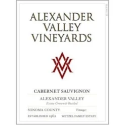 Alexander Valley Vineyards Estate Grown & Bottled Cabernet Sauvignon