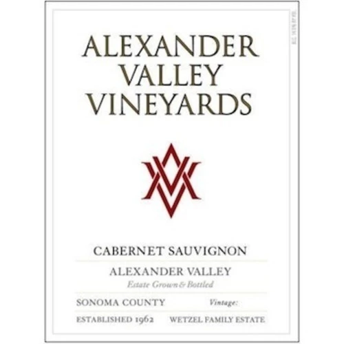 Alexander Valley Vineyards Estate Grown & Bottled Cabernet Sauvignon 1 Alexander Valley Vineyards Estate Grown & Bottled Cabernet Sauvignon