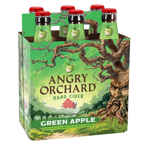 Angry Orchard Green Apple Cider • 6pk Bottle 1 Angry Orchard Green Apple Cider • 6pk Bottle