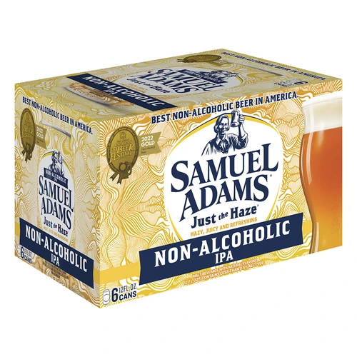 Samuel Adams Just The Haze Na Hazy IPA • 6pk Can 1 Samuel Adams Just The Haze Na Hazy IPA • 6pk Can