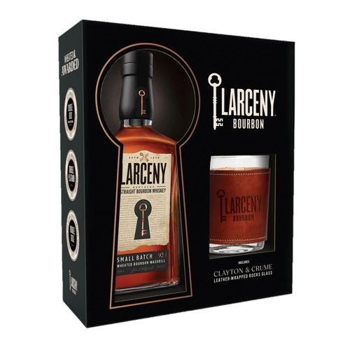 Larceny Bourbon • With Leather Rocks Glass 1 Larceny Bourbon • With Leather Rocks Glass