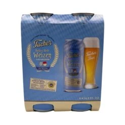 Tucher Hefeweizen • 4pk 16.9oz Can