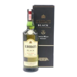 Khodays Indian Single Malt Whisky • Black