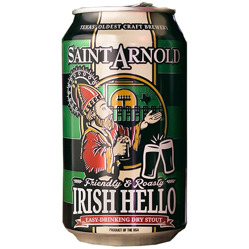 Saint Arnold Irish Hello Dry Stout • Cans 1 Saint Arnold Irish Hello Dry Stout • Cans