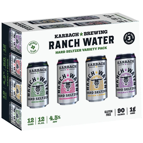 Karbach Ranch Water Hard Seltzer Variety • 12pk Can 1 Karbach Ranch Water Hard Seltzer Variety • 12pk Can