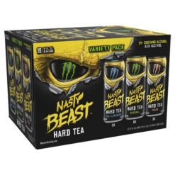 Nasty Beast Hard Tea Variety Pack • 12pk Cans
