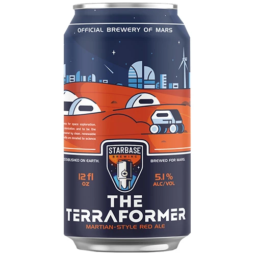 Starbase Brewing Terraformer Red Ale • 6pk Can 1 Starbase Brewing Terraformer Red Ale • 6pk Can
