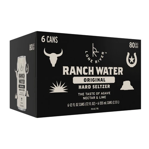 Lone River Ranch Water Hard Seltzer • 6pk Can 1 Lone River Ranch Water Hard Seltzer • 6pk Can